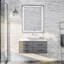 Ensemble de meuble-lavabo mural simple 36 po Juarez-25593323