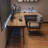 Light chestnut color L-Shaped Solid Wood Writing desk-1977630089-1977630090