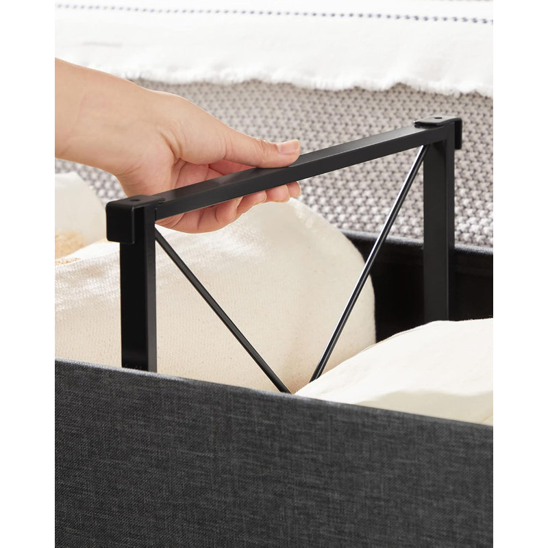 Taigan 110cm Wide Rectangle No Pattern Ottoman with Storage
