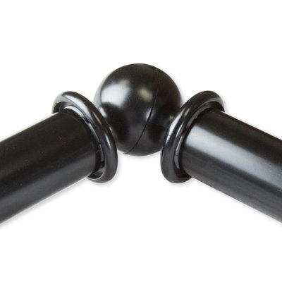 Elyse Stainless Steel Adjustable Single Curtain Rod