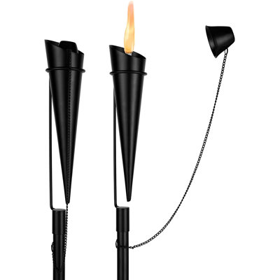 18.9'' Metal Tiki Torch