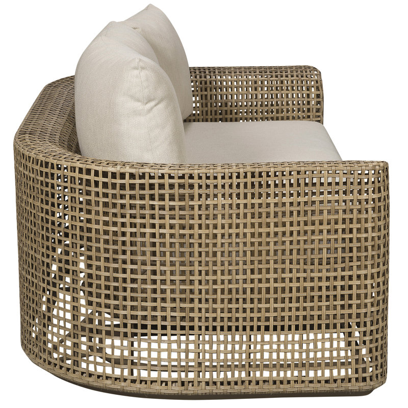 Bliss Outdoor Mid Sofa, Toodaloo Natural