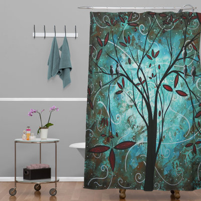 Madart Inc Floral Shower Curtain