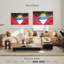 Drapeau soyeux d'Antigua-et-Barbuda-1108789136