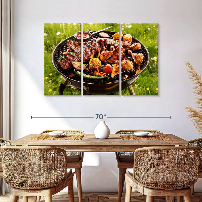 Outdoor Grilling, 36" H x 57" W