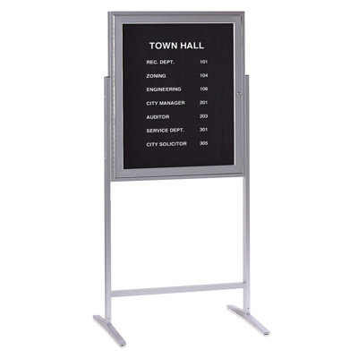 Ghent Sentry Free Standing Letter Board