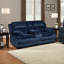 Causeuse inclinable manuelle moderne et contemporaine de 85 po Melita - Causeuse inclinable manuelle double Corduroy-1728898069