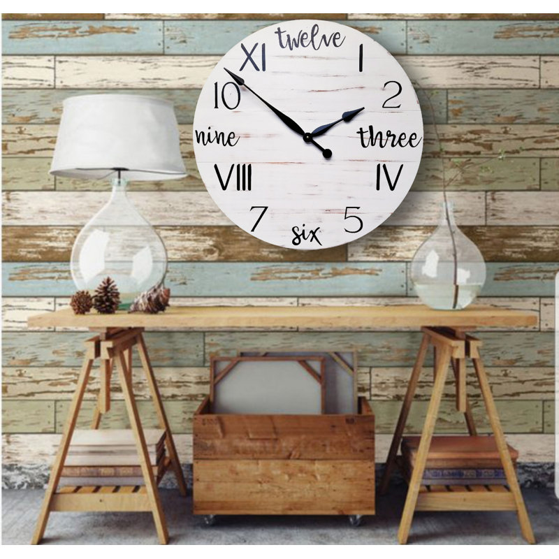 Bourget Wall Clock, Extra Large, White