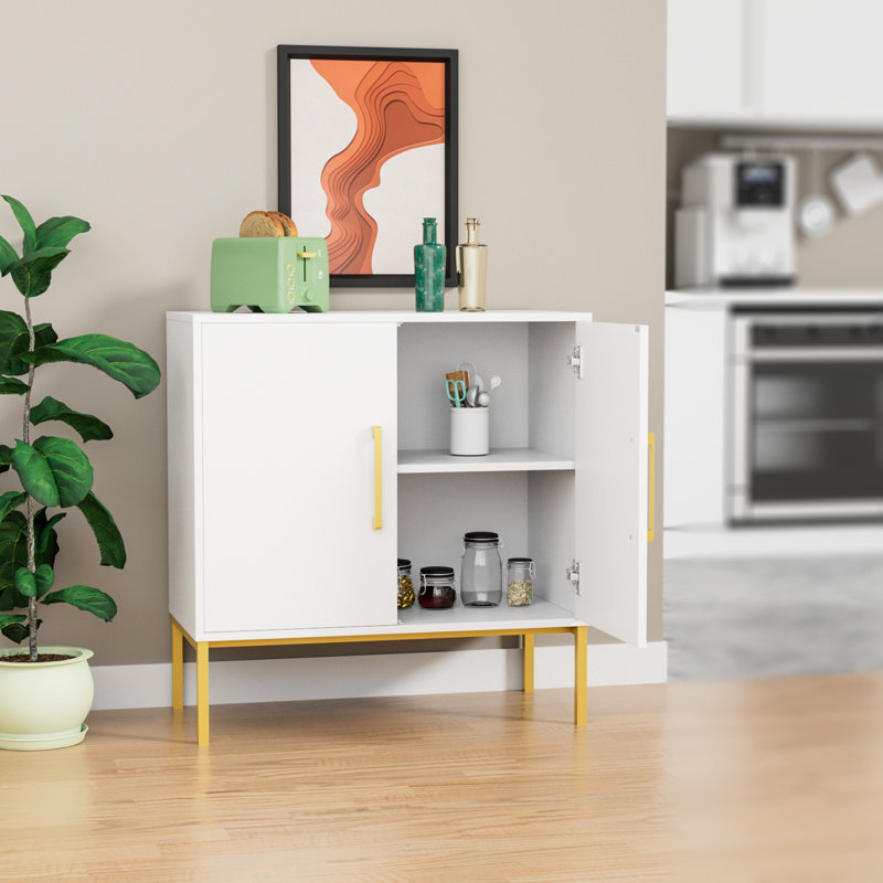 Armoire d'appoint Myroslav, Blanc