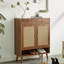 Armoire à chaussures multifonctionnelle minimaliste moderne en panneau de fibres à densité moyenne - se fond parfaitement dans les maisons de style nordique, japonais et industriel, dimensions du produit: 34,6 x 13,7 x 43 pouces.-982339398