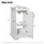 Meuble-lavabo de 16 po avec lavabo en céramique