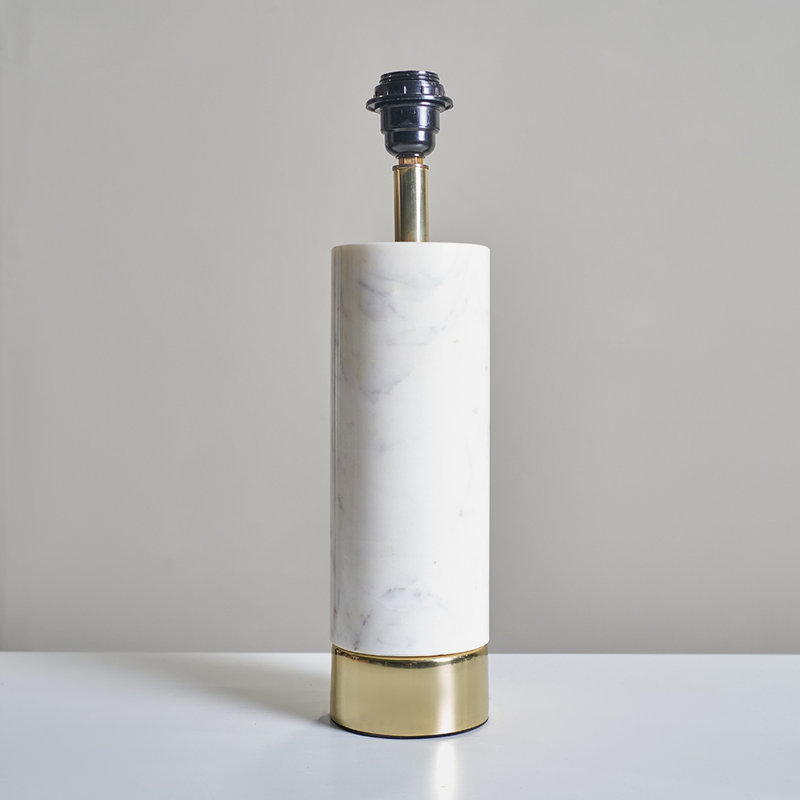 Abelhard 42Cm White Table Lamp Base
