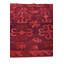 Tapis bordeaux Nathanael