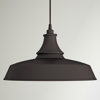 Luminaire suspendu d'extérieur 1 lumière H 8,5 po Gunnora