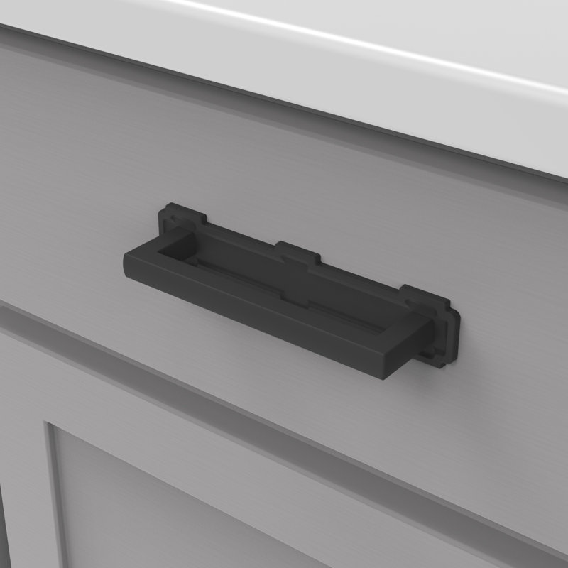 Coventry Collection Pull Backplate, Matte Black