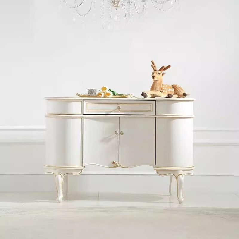Buffet simple de style crème