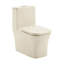 Toilette carrée une pièce à double chasse 1,1 / 1,6 GPP Concorde en bisque-1125190075-1125190072
