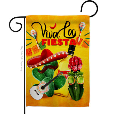 Double Sided 18.5'' H x 13'' W Polyester Garden Flag