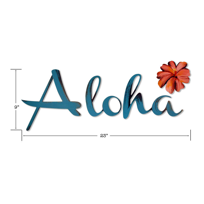 Décoration murale aloha