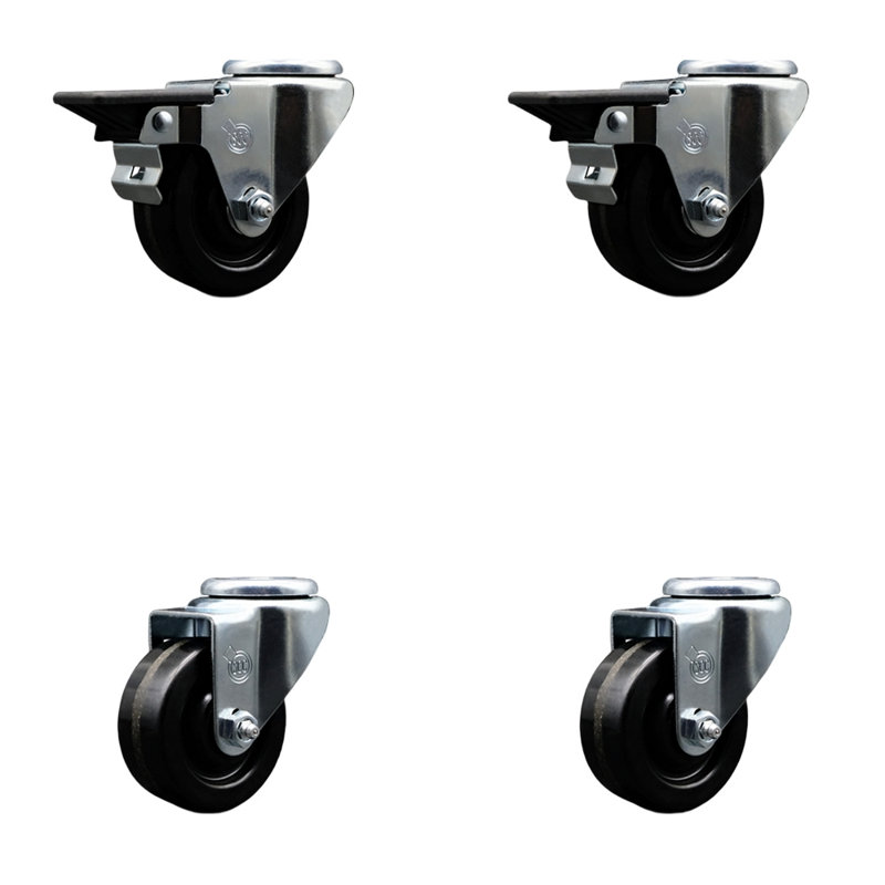 4-Piece Phenolic Caster Set