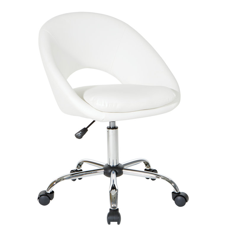 Chaise de travail Milo, Blanc