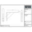 Hammer & Tongs - Gallows Style Scaffold Board Shelf Bracket - D240mm - Raw