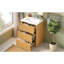 Meuble-lavabo de luxe moderne 24 po avec lavabo en céramique, armoire de salle de bain avec tablette ouverte et rangement fermé