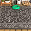 Tapis intérieur / extérieur noir / gris à tissage texturé Hagerman-1353620294