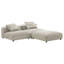 Canapé modulaire rembourré en tissu 3 pièces Solace-101323703