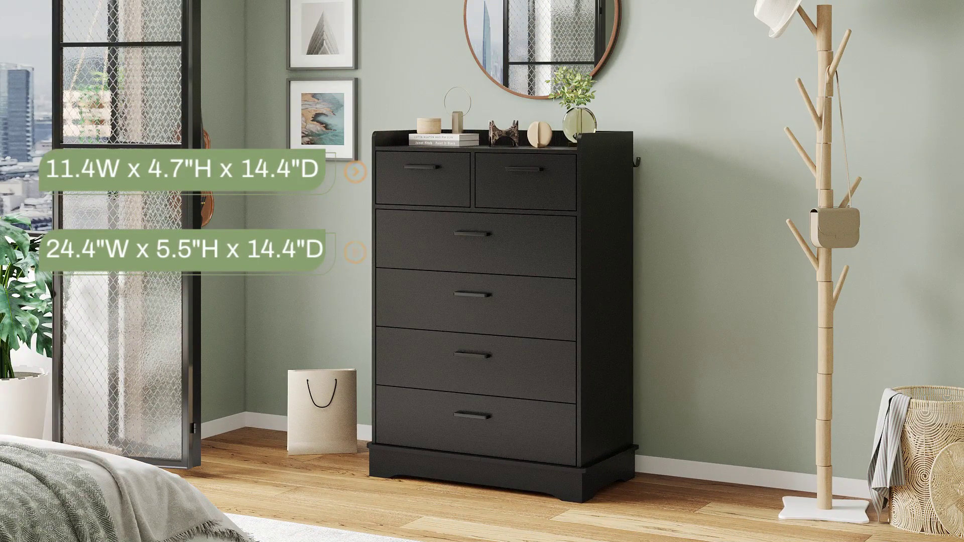Winston Porter Noby 6 - Drawer Dresser & Reviews | Wayfair