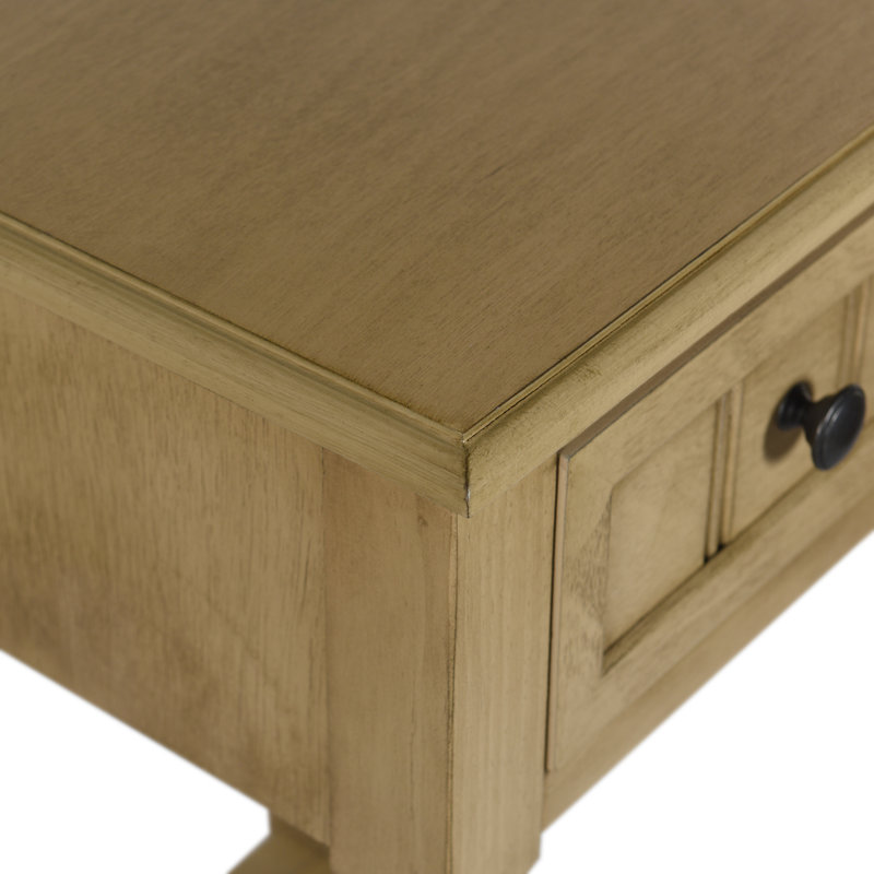 Elboa Collection Accent Table with One Drawer -, Sahara
