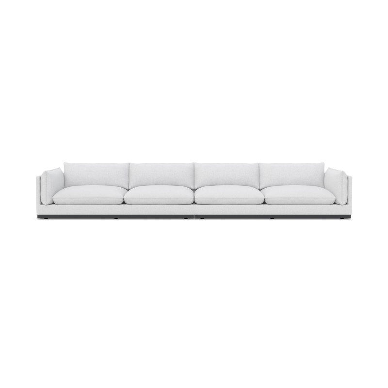 Camden Sofa, White Polyester