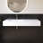 47'' Wall Mounted Bathroom Sink Solid Surface Bathroom Vessel Sink