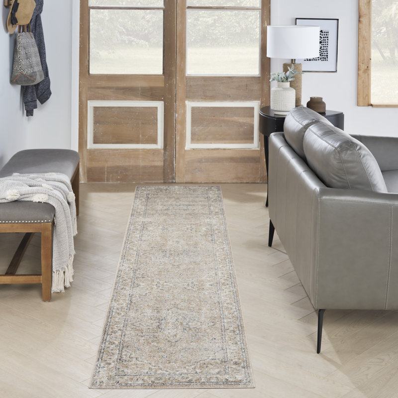 Laleia Washable Oriental Indoor Rug, Runner 2' x 6'