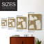 Impression encadrée Chunky Abstract IV - bois massif-2056032591-2056032580