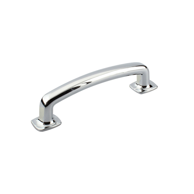 Poignée arche 3 3/4" center to center, Nickel chrome poli