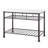 Freyja  White Cultured Marble Top & Gray Finish Kitchen Island