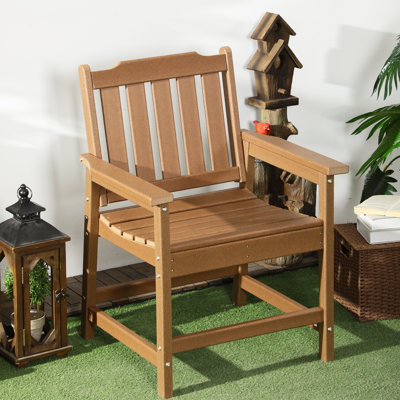 Plastic Outdoor Stacking Dining Armchair