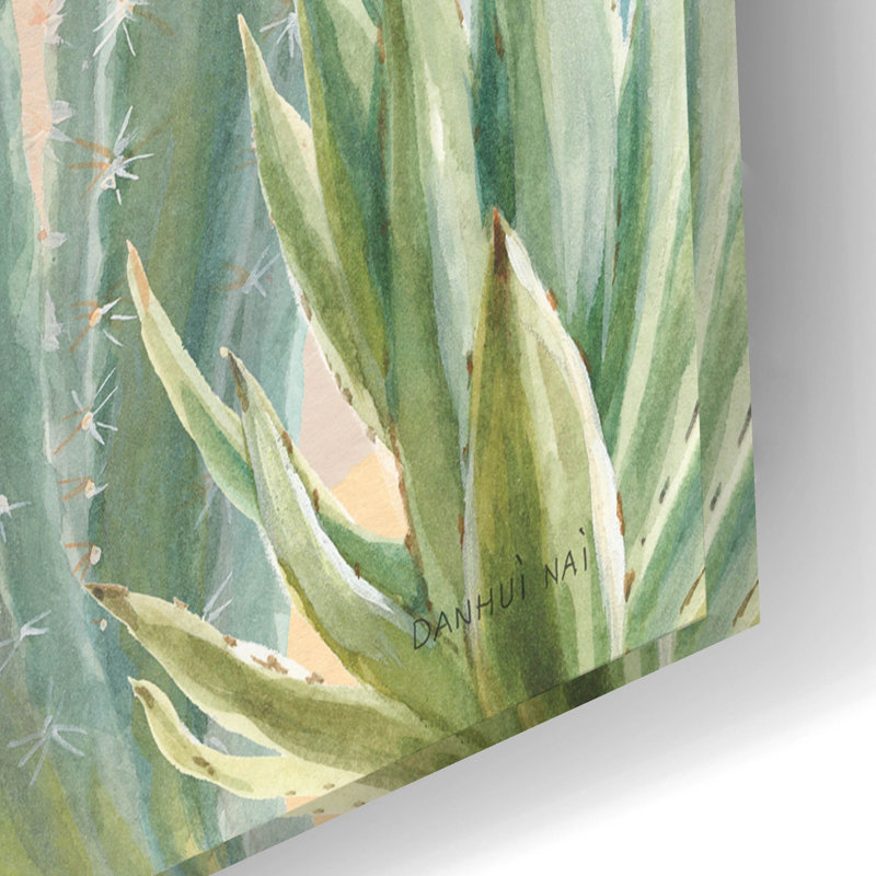  «Desert Greenhouse 1» par Danhui Nai, art mural en verre acrylique, H 16 po x l 24 po