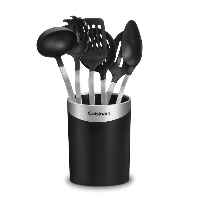 Cuisinart 7-Piece Black and Stainless Steel Cutlery Set