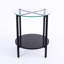 Table de bout avec rangement en marbre et verre Ansted-1617136653-1617136690