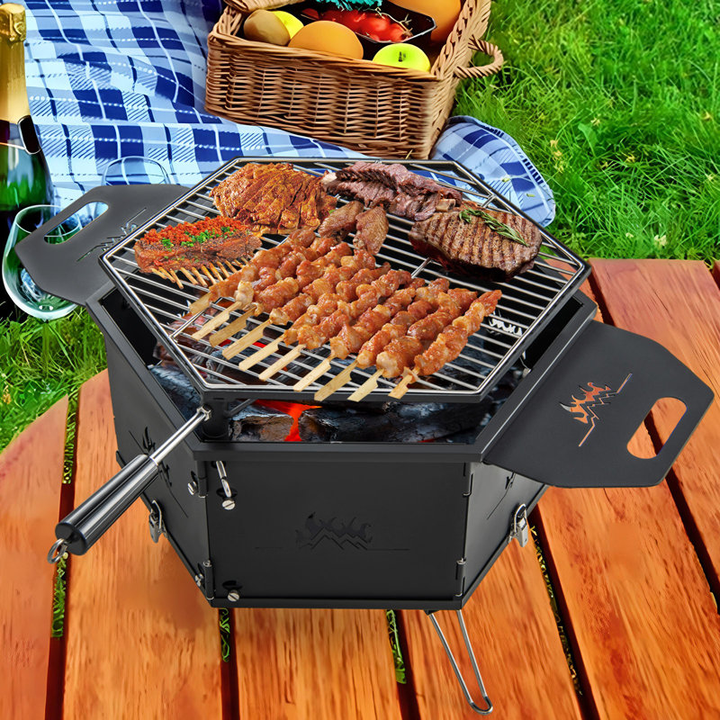 Nunci Pentagon Steel Smokeless Fire Pit