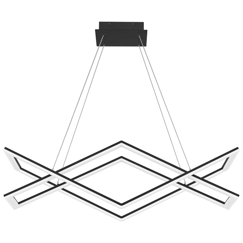 Luminaire suspendu linéaire à 1 lumière pour îlot de cuisine Adavion