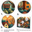 «Small Town Village III», reproduction sur toile-88505831-88505836