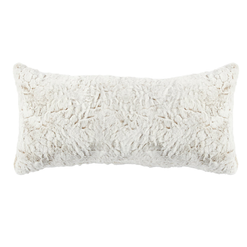 Throw Pillow, Fauxchilla Fawn, 6" x 20"