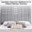 Queen Bed Frame Set Of 2, 2 Pack Upholstered Platform Bed Frame With Adjustable Headboard, Modern Bedroom Bed Set For Apartment, Airbnb, Rental, Guest Room, Home Staging-124945374