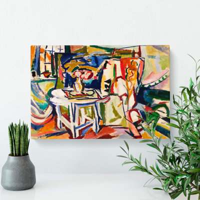 Flowers On A Table Vol.2 by Henry Lyman Sayen - Wrapped Canvas