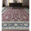 Hand-Knotted High-Quality Red and Black Area Rug