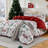 3-Piece Everly Christmas Reindeer Duvet Cover Set-136138478