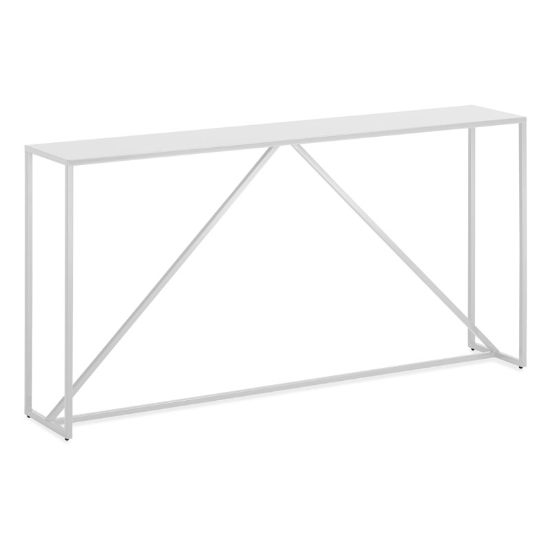 Strut 60'' W Console Table, White